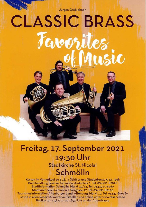 Konzert Classic Brass am 17